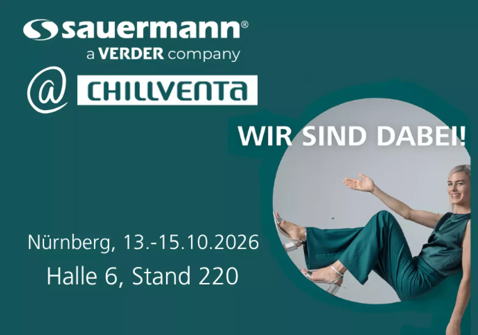 Chillventa 2026 Sauermann Banner