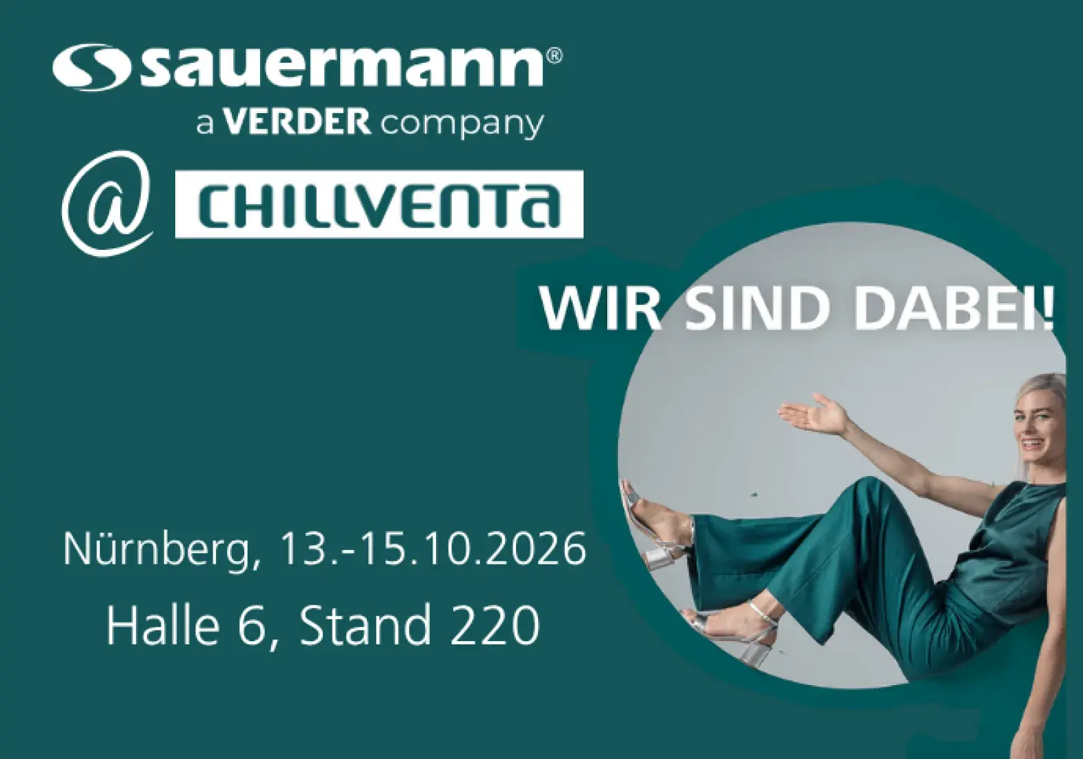 Chillventa 2026 Sauermann Banner