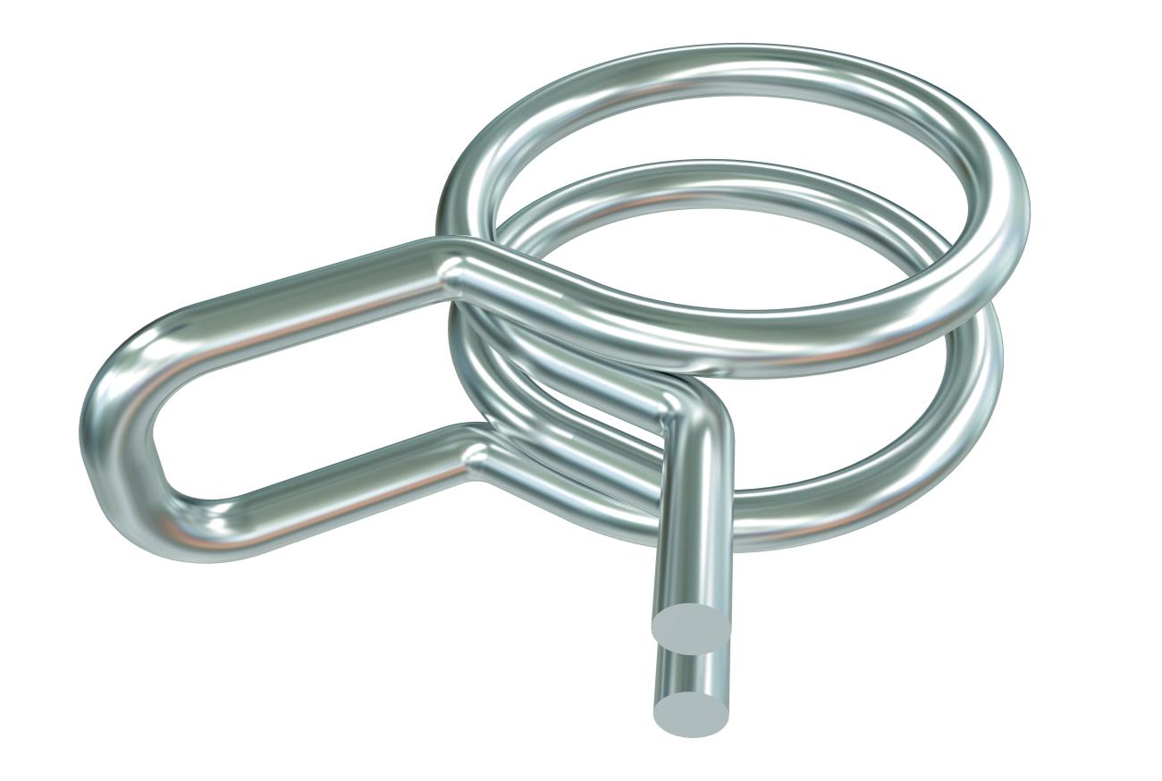 Collier de serrage à fil CLAMP 216 - Plage de serrage Ø 32 à 300 mm - Acier  inoxydable 1.4301 - Prix par pièce