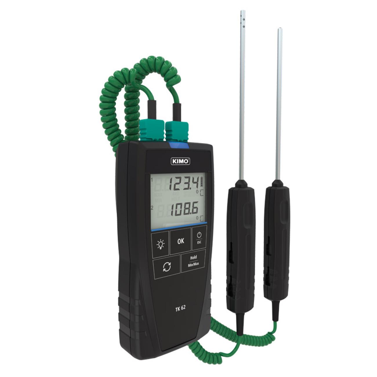 Thermocouple Thermometers - TK 61 / TK 62 | Kimo Instruments