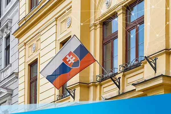 Slovakian flag 