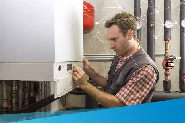Man with boiler