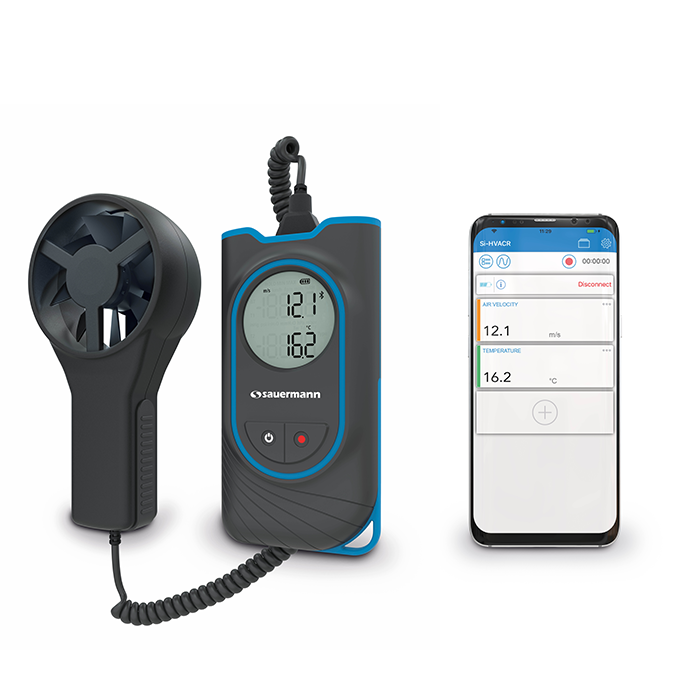 Si-VV3 thermo-anemometer