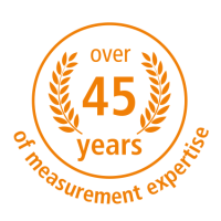 over 45 years of measurement experience